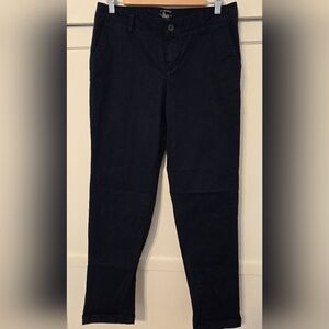 G.H. Bass & Co. Women's Navy Straight Leg Pants